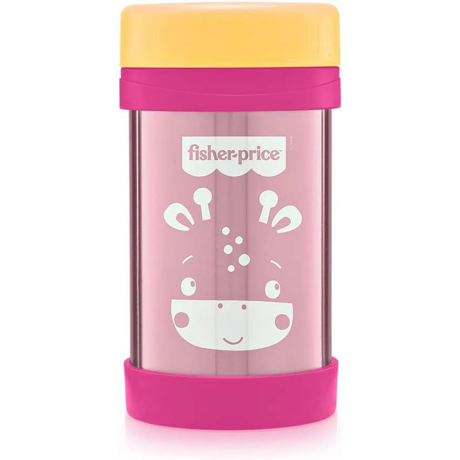 Termo Acero Inox Fisher Price 450ml Rosa BB1091