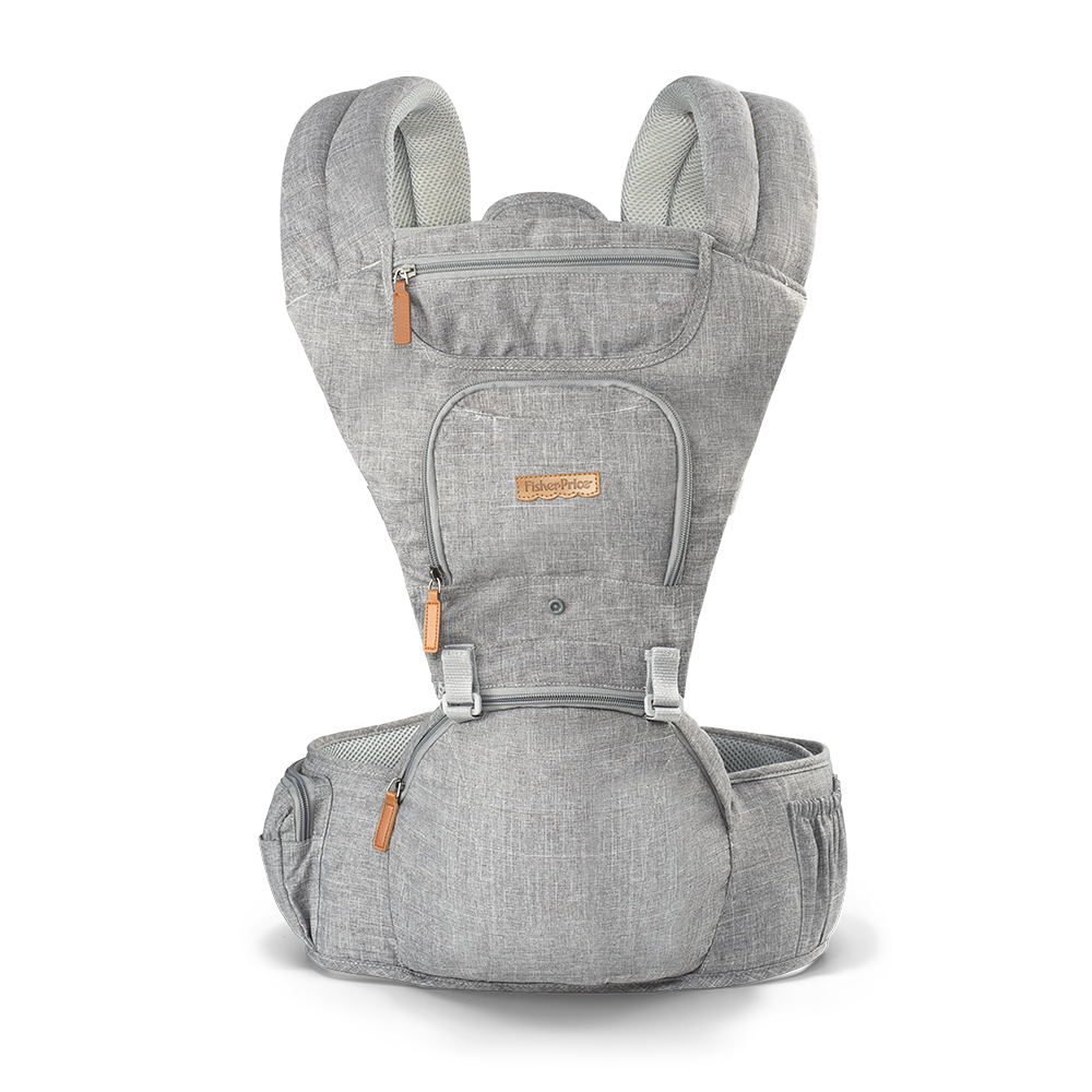 Canguro Porta Bebe Fisher Price Gris BB312