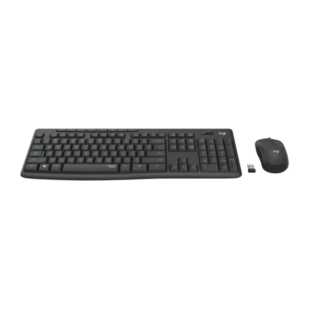 Kit Teclado y Mouse Inalambrico Logitech Silent MK295 Negro