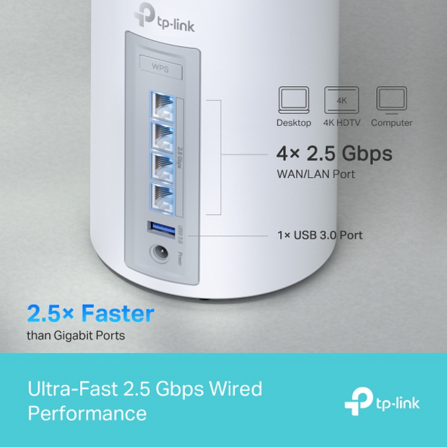 Sistema Wi-Fi 7 Mesh Tp-link Deco BE65 3-pack BE11000