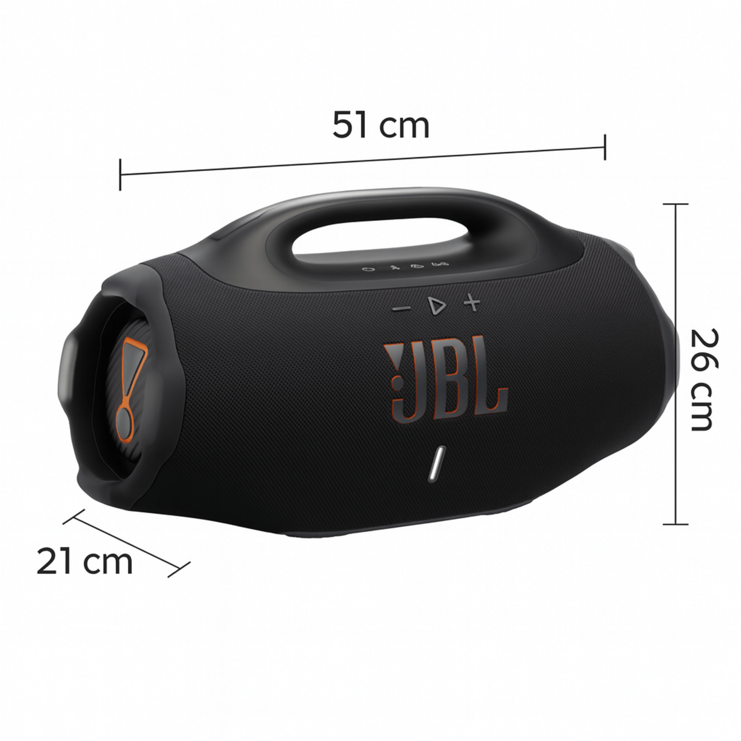 Parlante JBL Boombox 4 Tipo Bazooka Sonido Potente Negro
