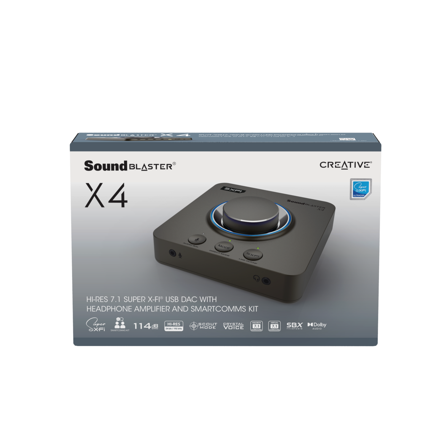 Tarjeta de Sonido Externa Creative Sound Blaster X4 USB