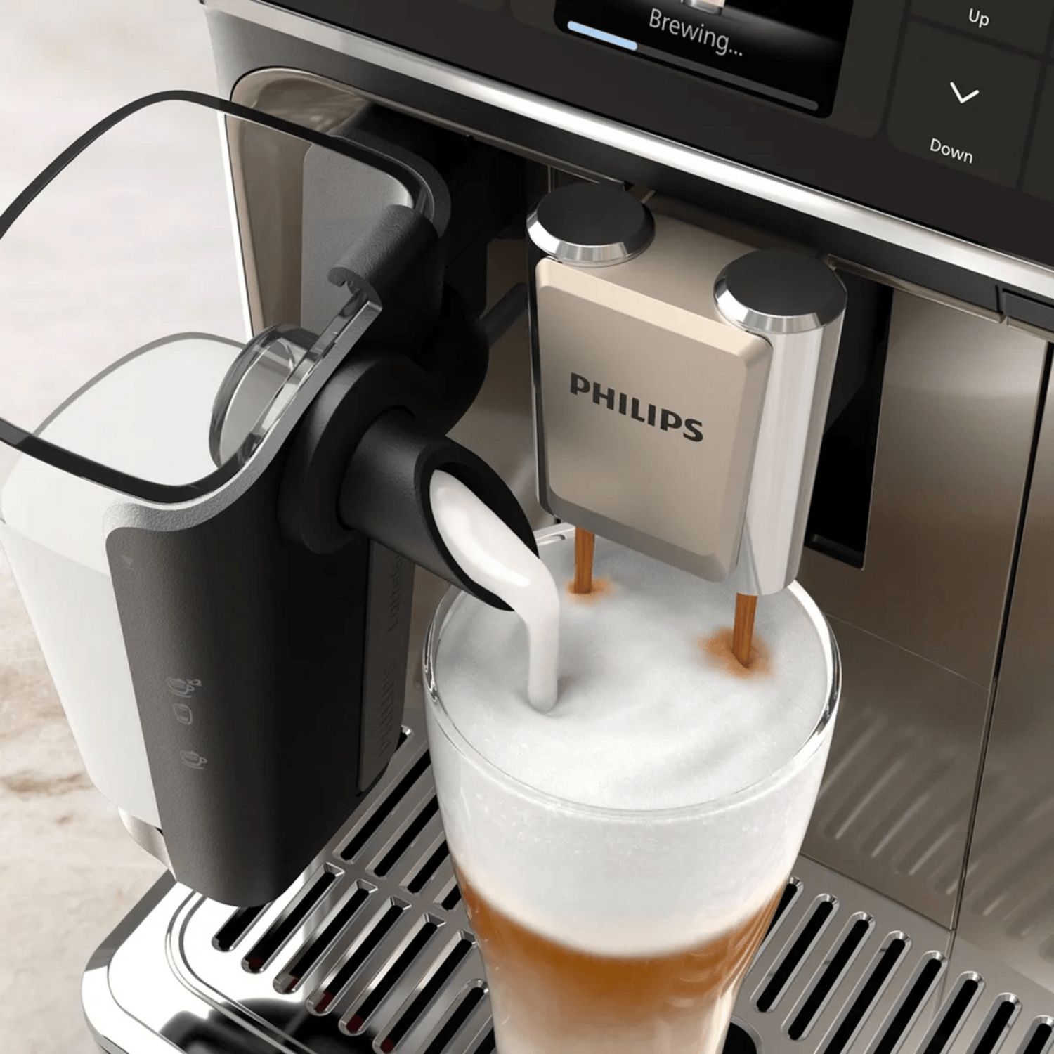 Cafetera Philips Superautomática EP5547 LatteGo 20 Bebidas