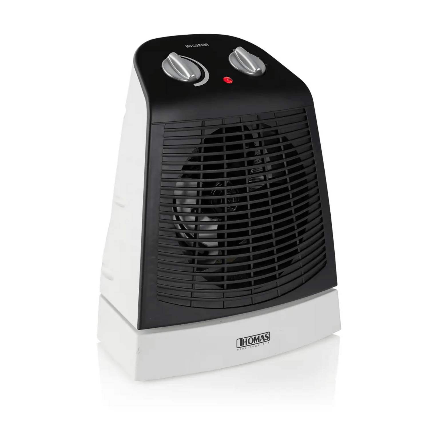 Calefactor Termoventilador Thomas 2000W Termostato TH-FH31 en color negro y blanco, ideal para calentar espacios.