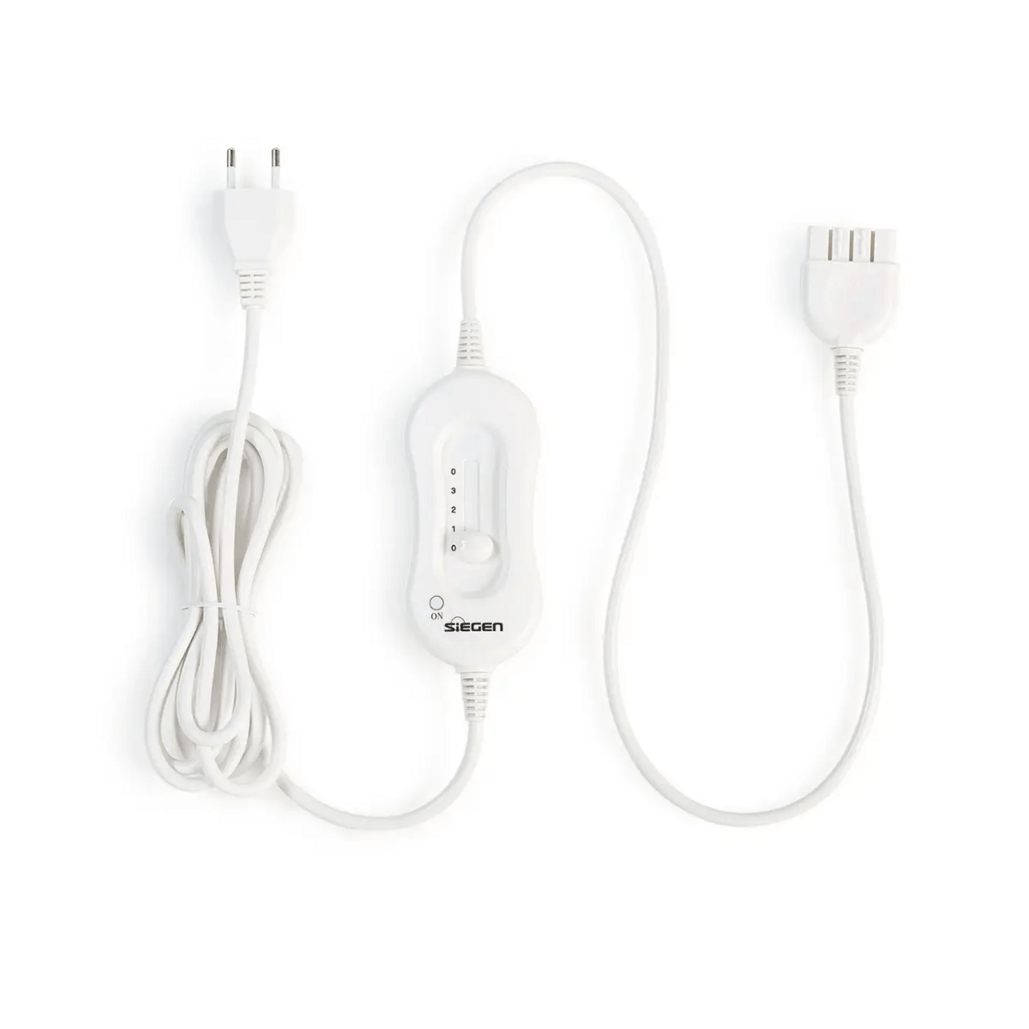 Controlador del Calienta Cama Siegen 1 Plaza 60 W Lavable 3 Temp SG-5010 con cable y enchufe.