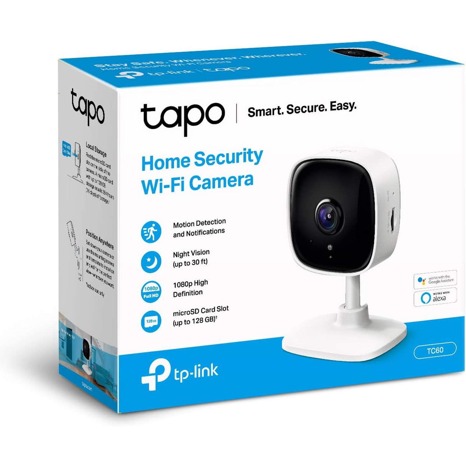 Camara de Seguridad TP-Link Tapo TC60 Blanco 4897098681695 Camara de Seguridad by TP-Link | New Horizons