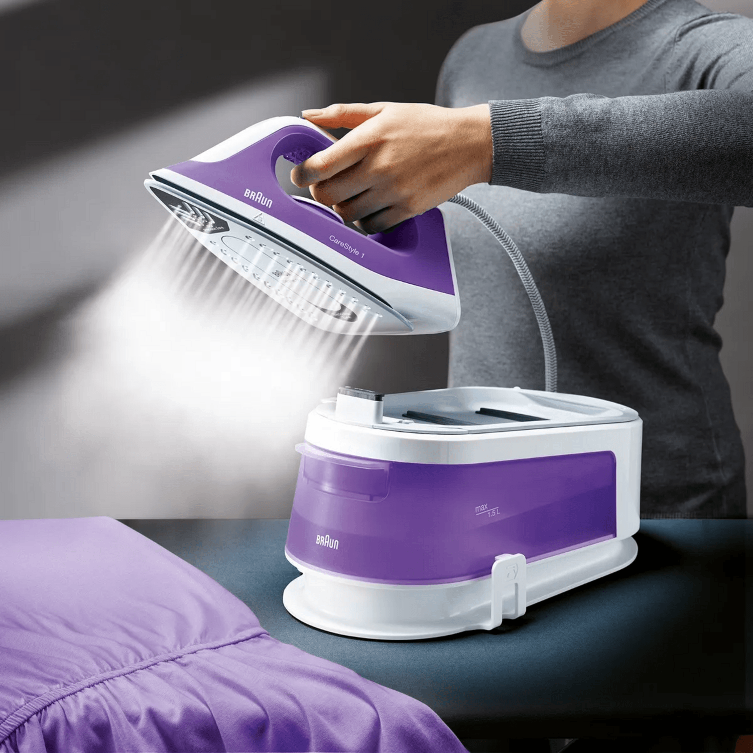 Centro Planchado Braun CareStyle 1 Vapor Alta Presión 6B