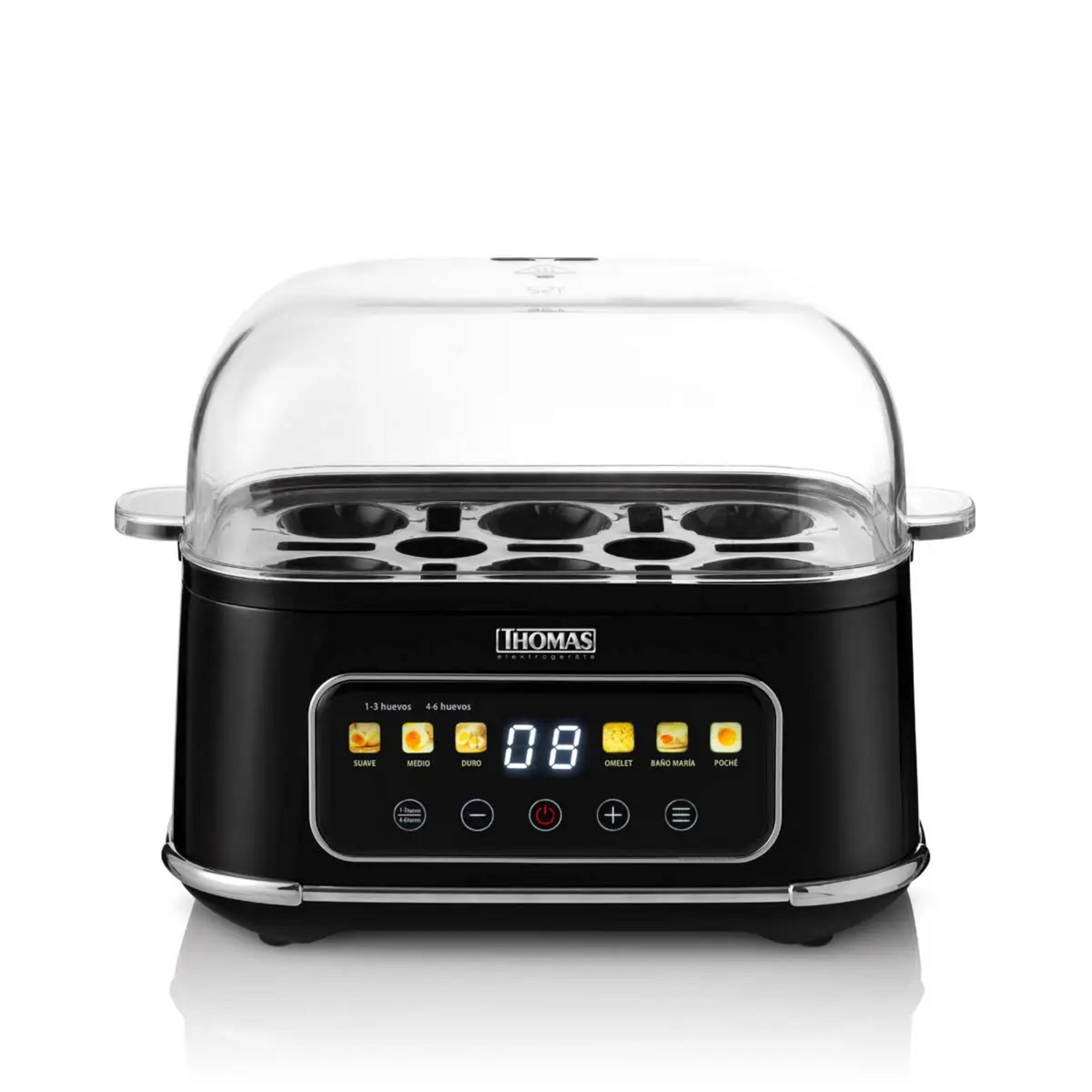 Cocedor de Huevos Digital Thomas TH-85DC Touch 6 Programas