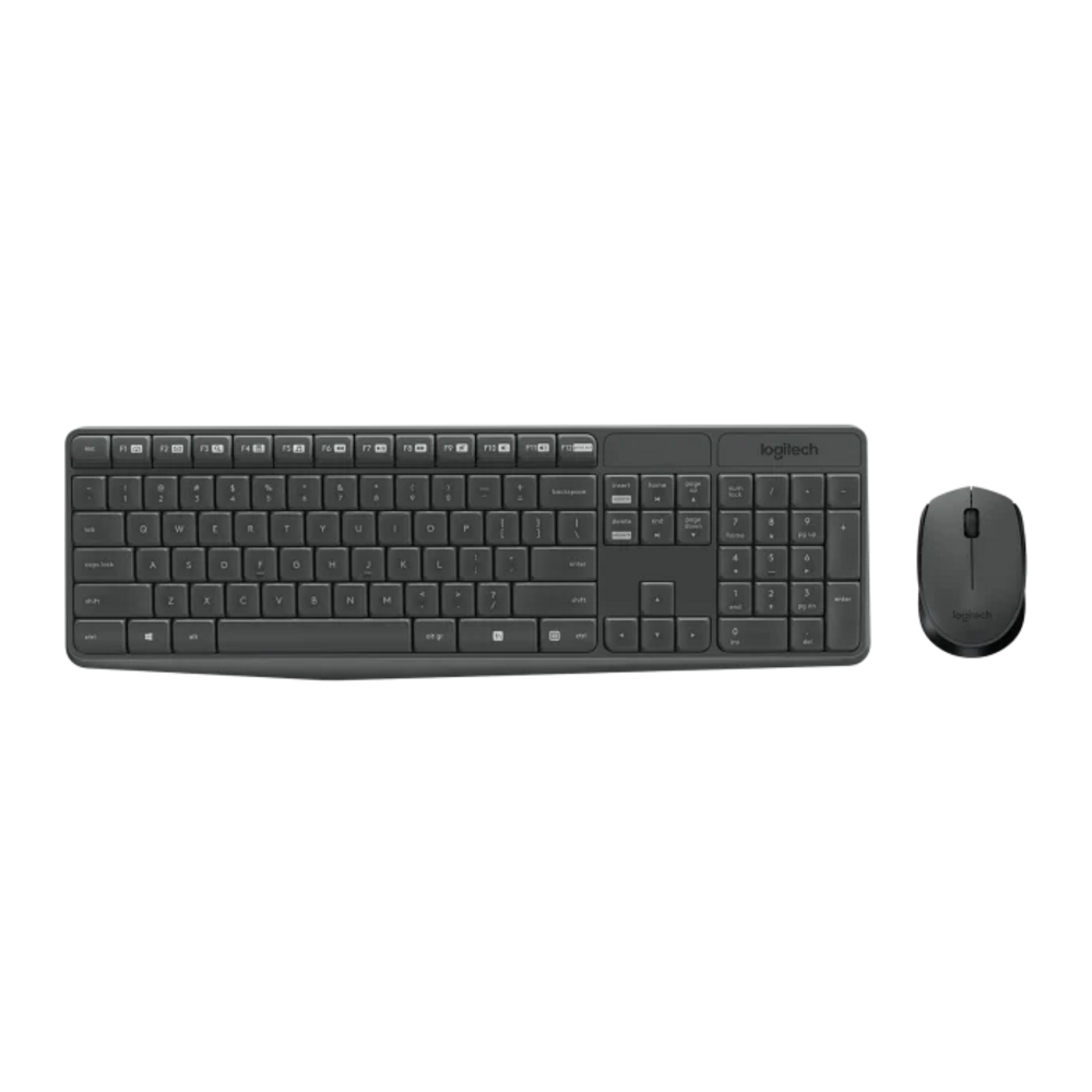 Combo Teclado y Mouse Inalambrico Logitech MK235 Negro 097855120199 teclado by Logitech | New Horizons