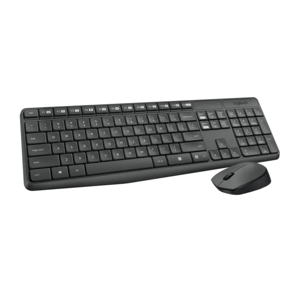 Combo Teclado y Mouse Inalambrico Logitech MK235 Negro 097855120199 teclado by Logitech | New Horizons