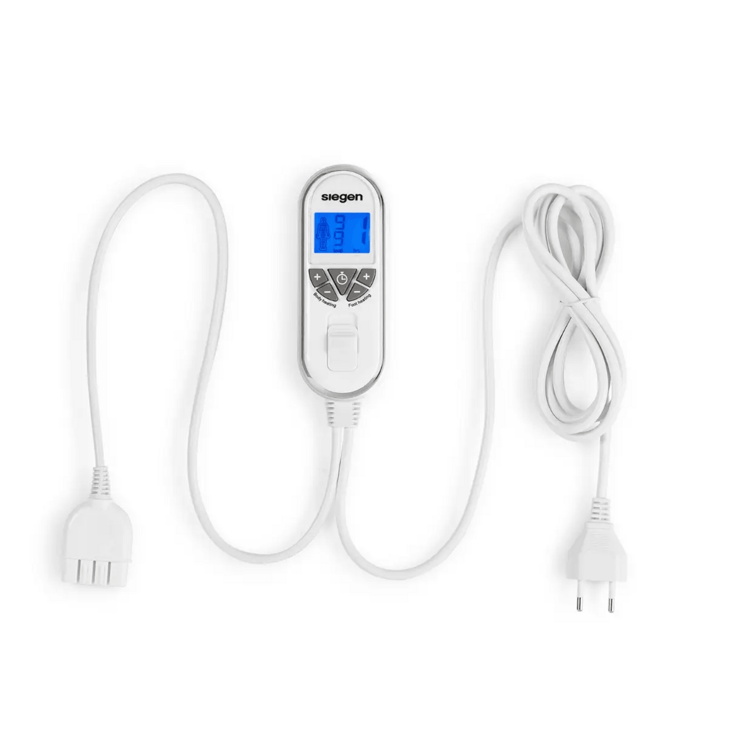 Control remoto del Calienta Cama Siegen 2 Plazas Chiporro 9 Temp 60 W SG-5351