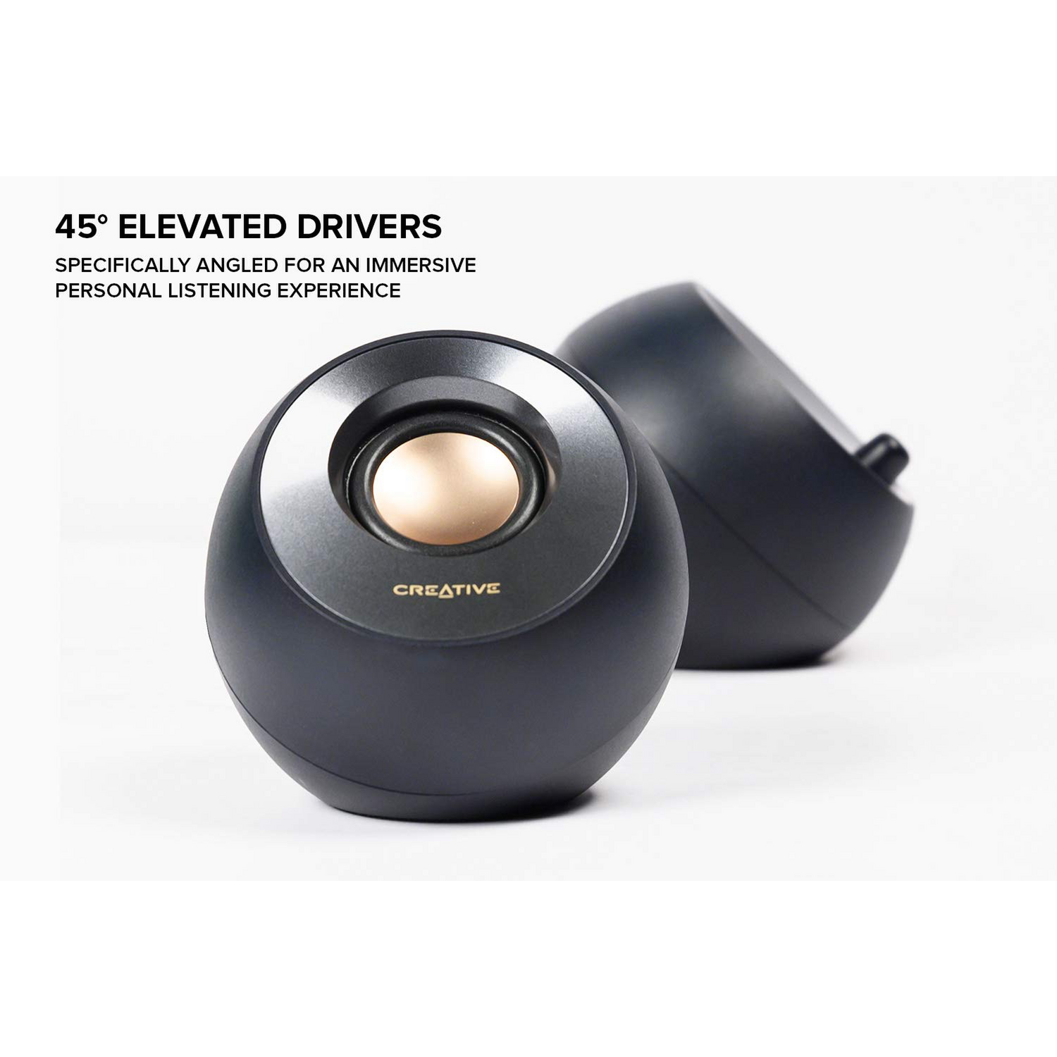 Parlantes Altavoces Creative Pebble V2 8W Negro
