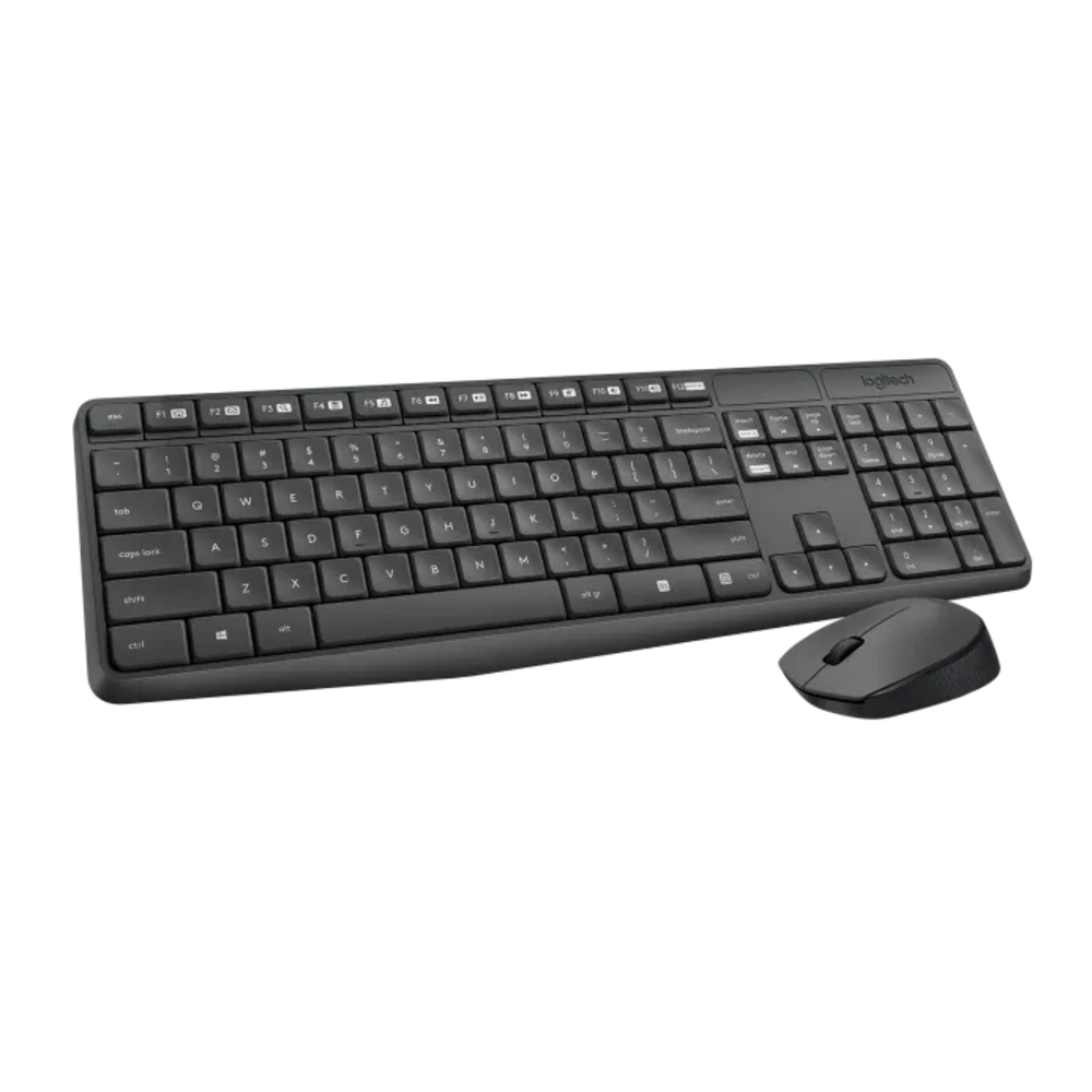 Combo Teclado y Mouse Inalambrico Logitech MK235 Negro