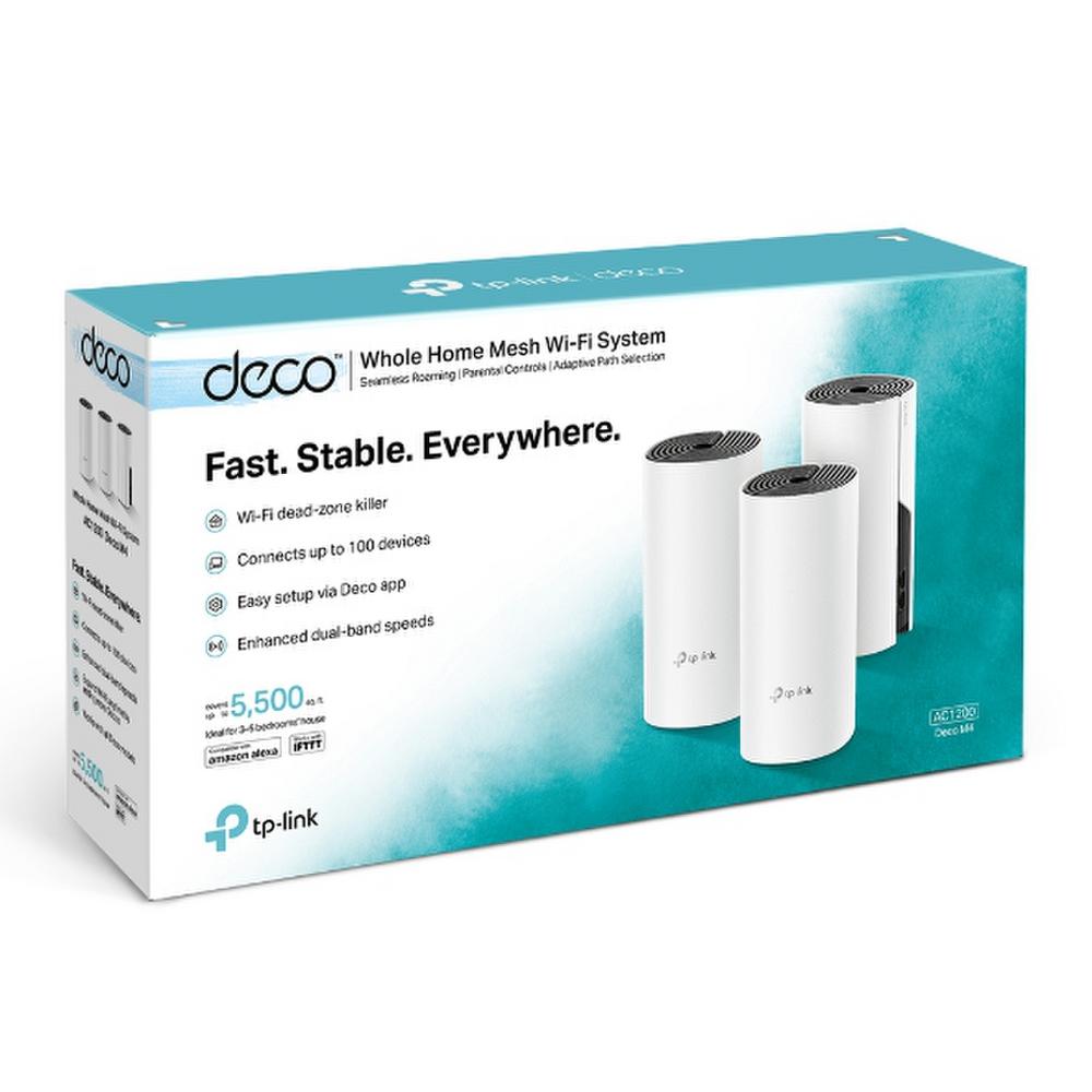 Sistema Wifi Mesh Full Cobertura Tp-link Deco M4 Ac1200 Pack