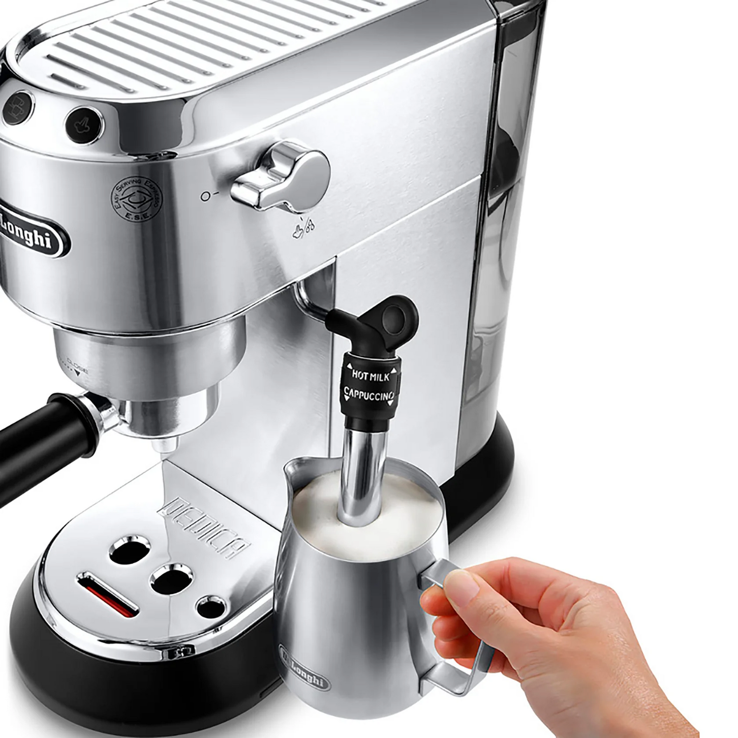 Cafetera DeLonghi Dedica Metal Espumador