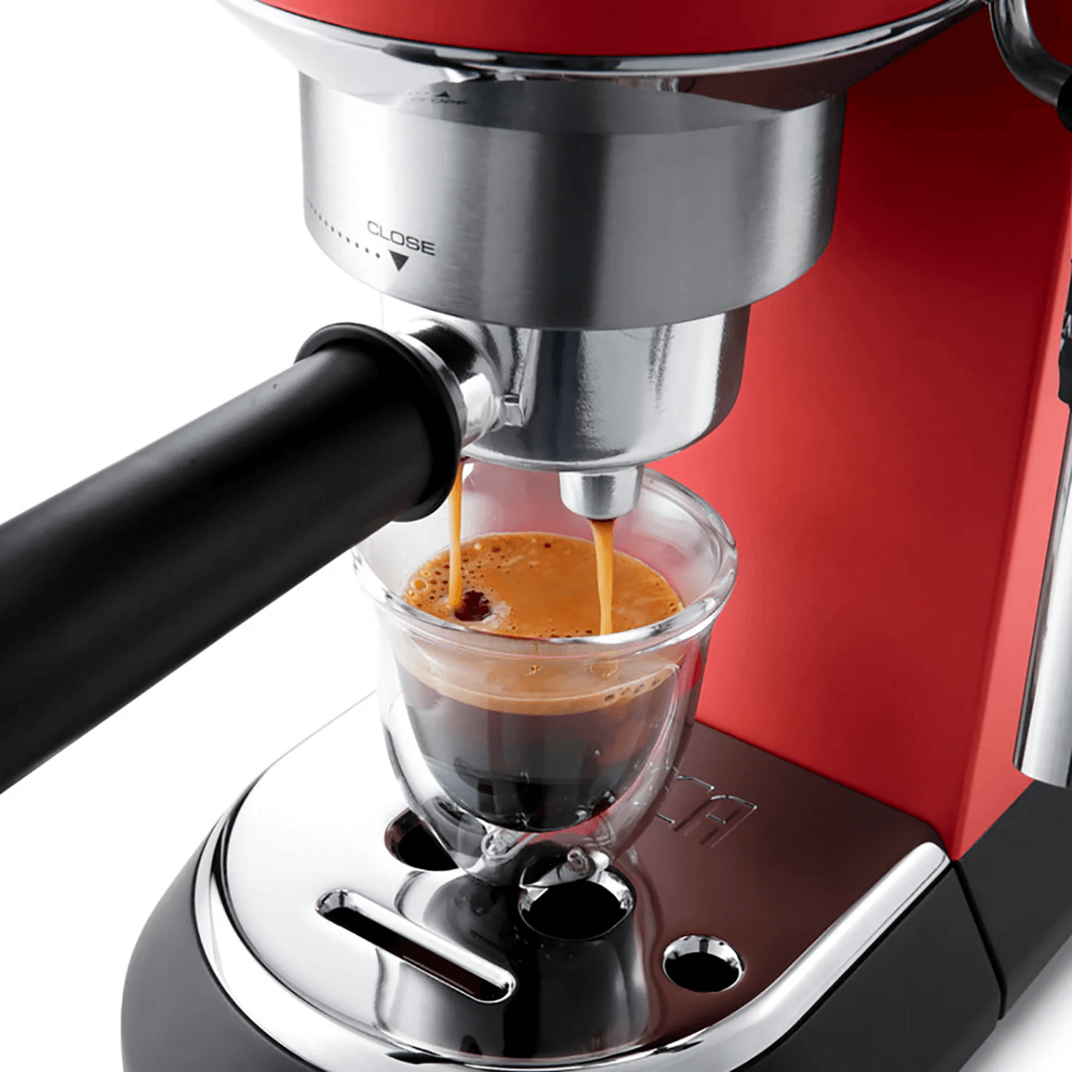 Cafetera DeLonghi Espresso Dedica Style Roja
