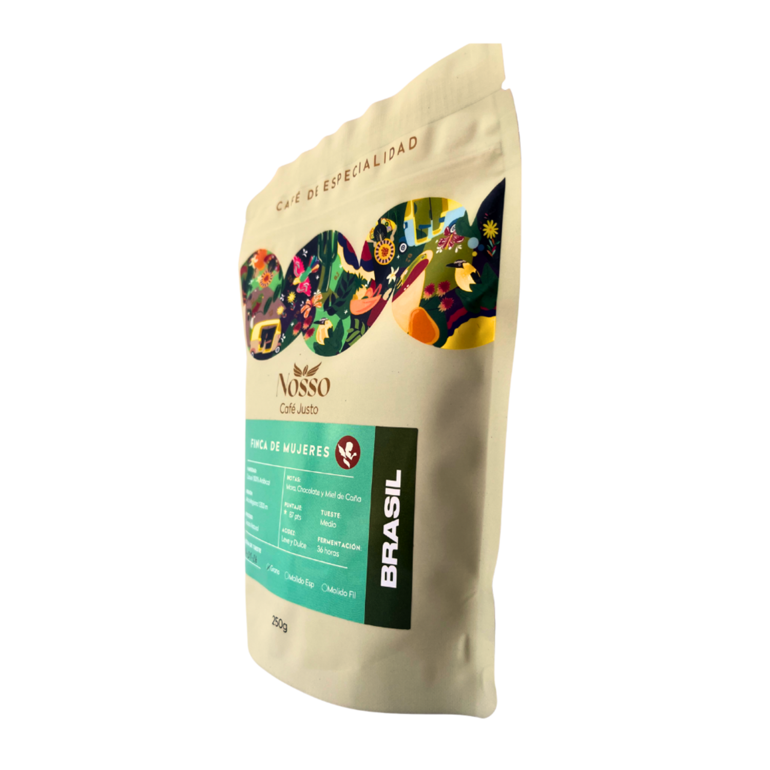Cafe en Grano Nosso Cafe Justo Finca Mujeres 250g