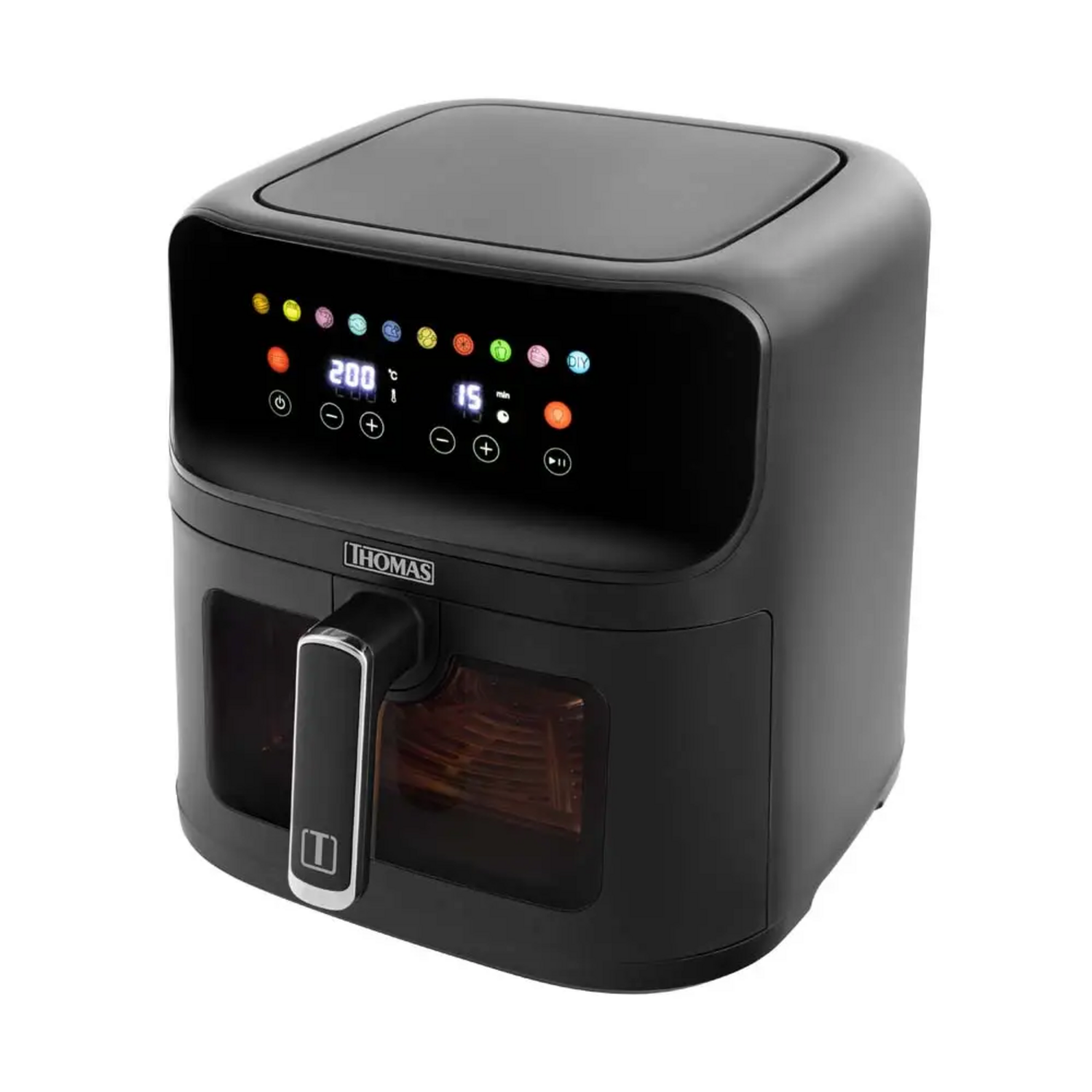 Freidora Air Fryer Thomas 8L Digital Touch Ventana 1700W