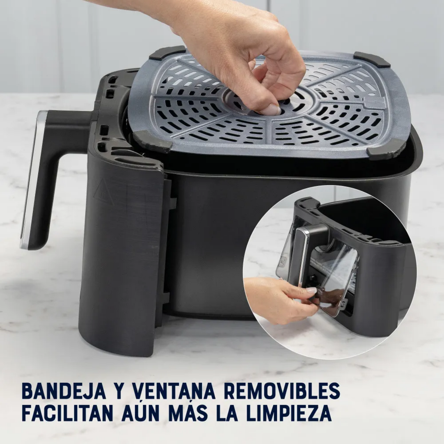 Freidora Air Fryer Oster 4L Visor 10 Prog 2204820