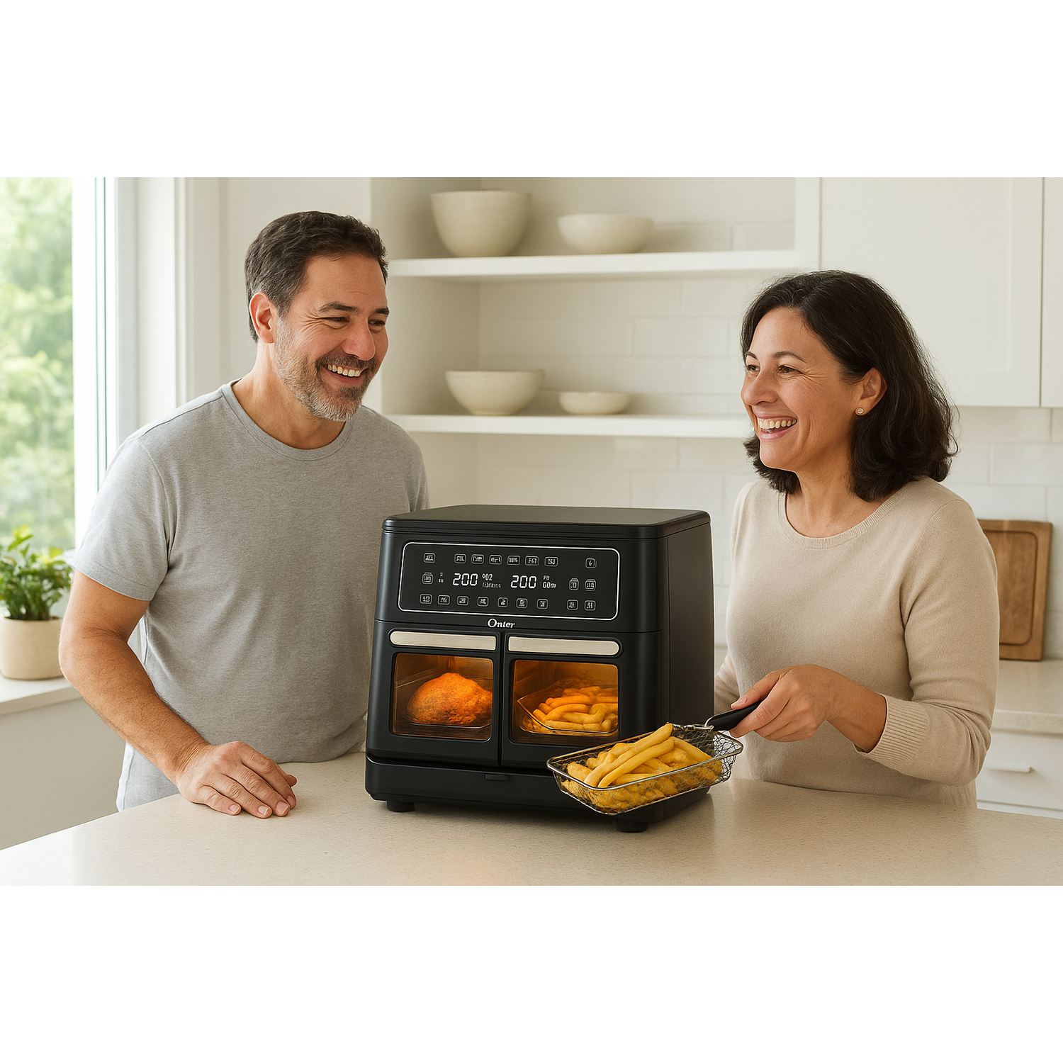 Freidora Air Fryer Oster Flex XL Doble 11 Litros 2223818