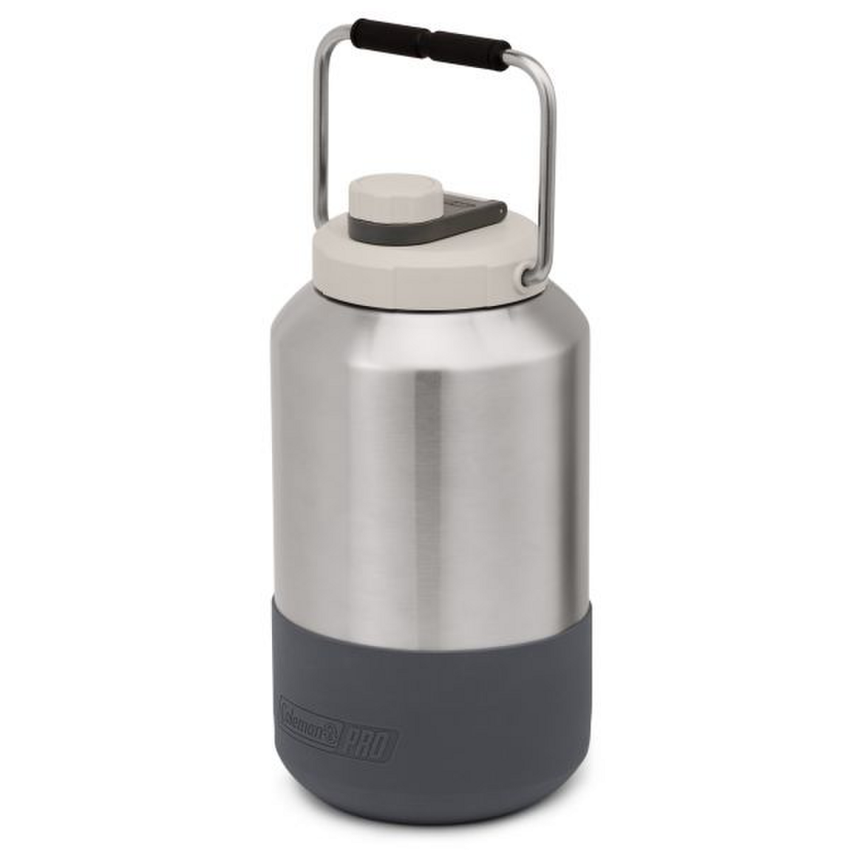 Galón Coleman Pro Acero 3,8L Frío Outdoor Antiderrame Gris