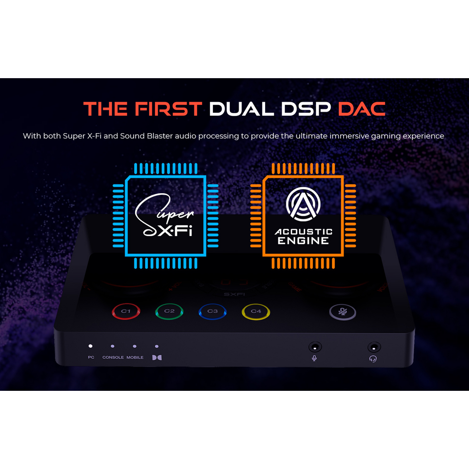 Adaptador y Dac USB Creative Sound Blaster GC7