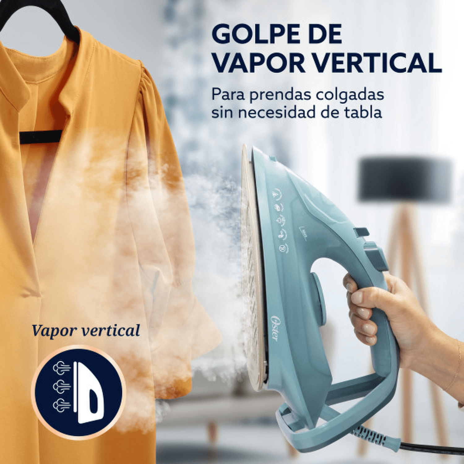 Plancha Oster AeroGlide Plus S7400 Vapor 200gr 1600W