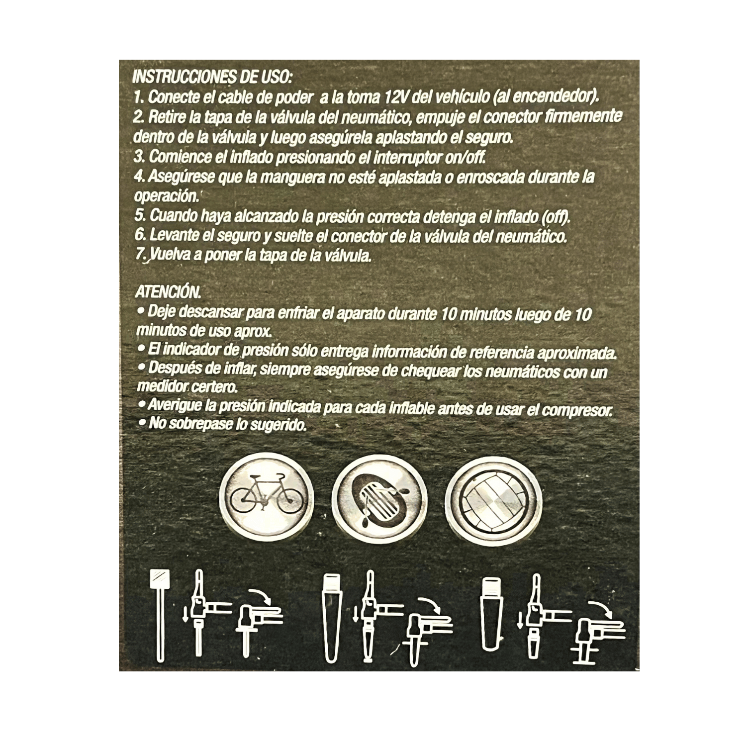 Compresor de Aire Portatil Calgary 150 Psi 12V