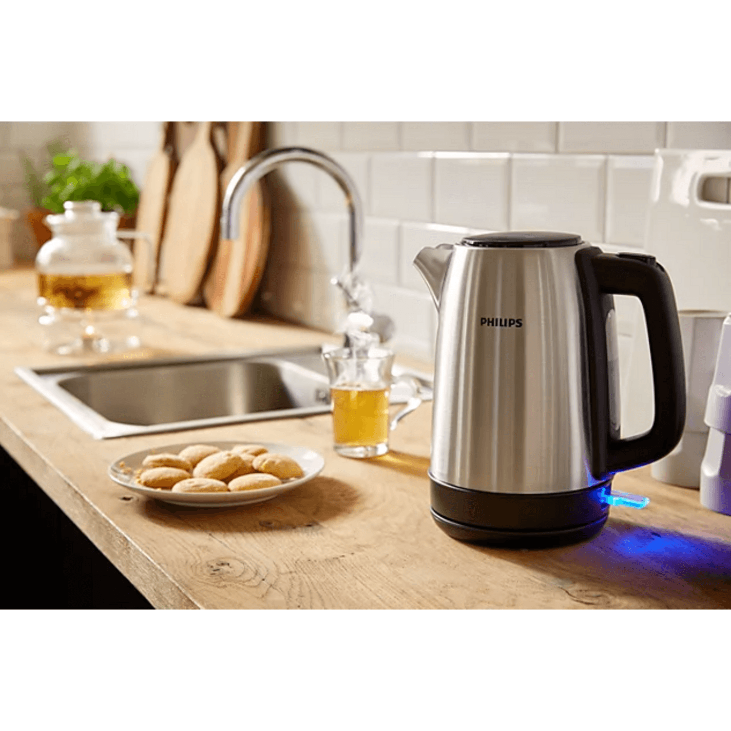 Hervidor Eléctrico Philips HD9350/90 Acero 1.7L 2200W