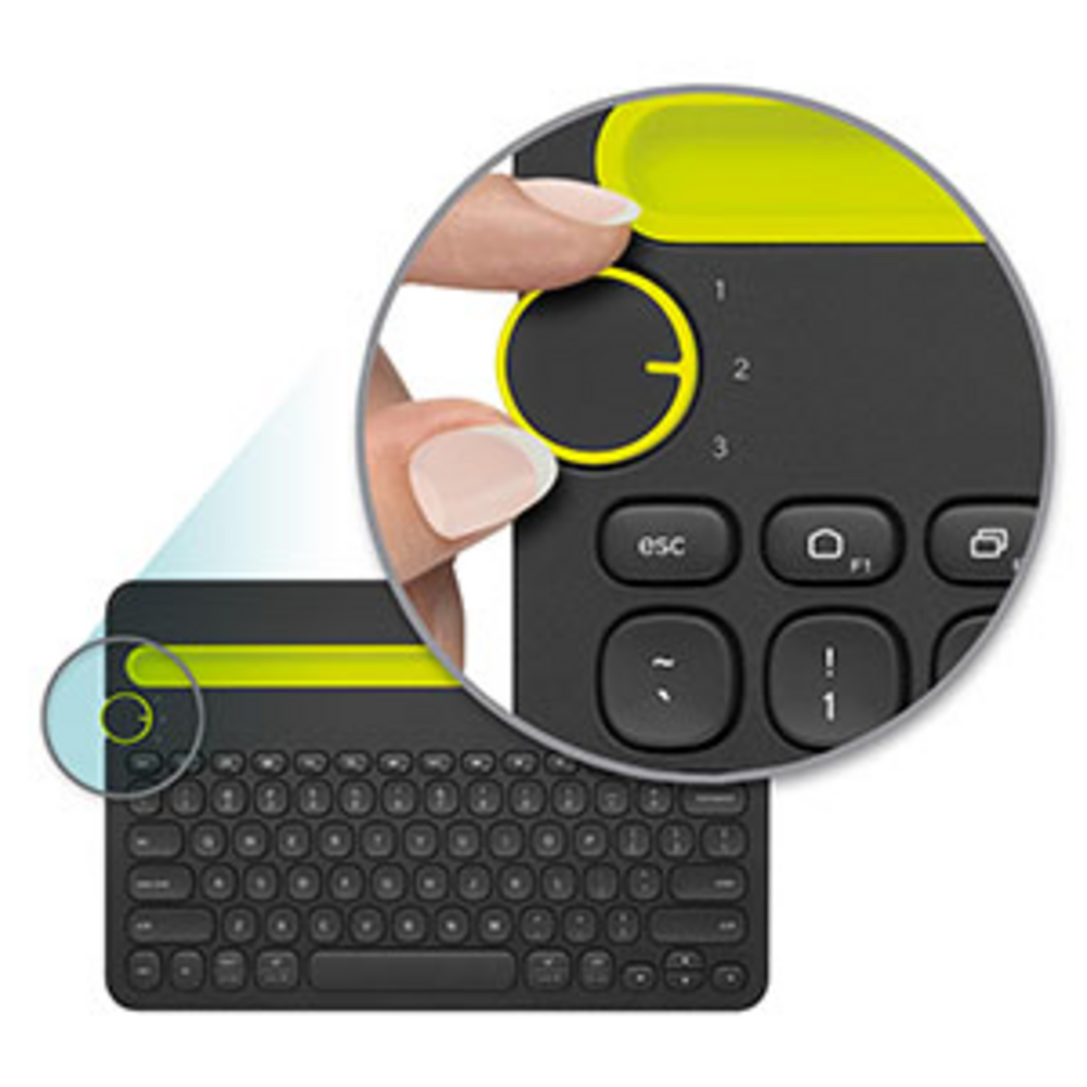 Teclado Logitech BT K480 Multi Device Negro