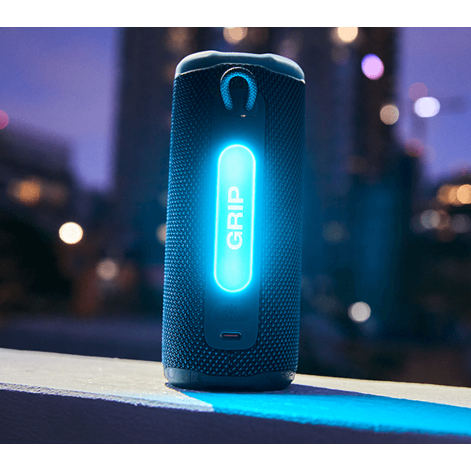 Parlante JBL Grip Bluetooth IP68 14 Horas con Luz Rojo