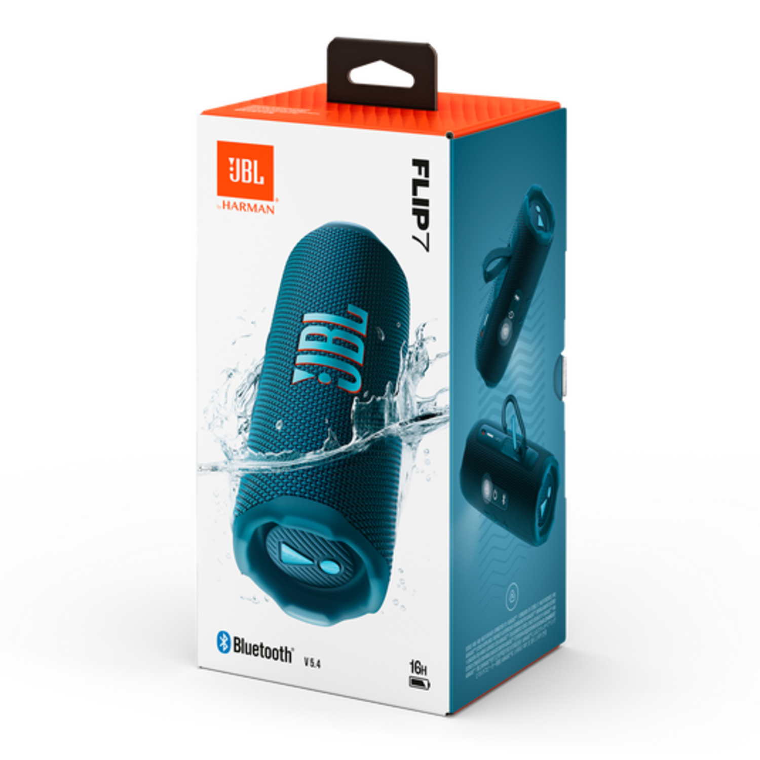 Parlante JBL Flip 7 Portatil Resistente al Agua Azul