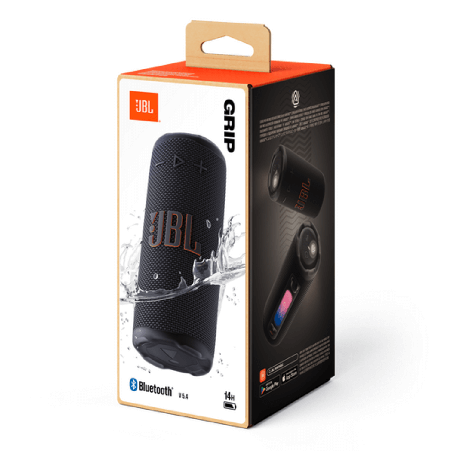 Parlante JBL Grip Bluetooth IP68 14 Horas con Luz Negro