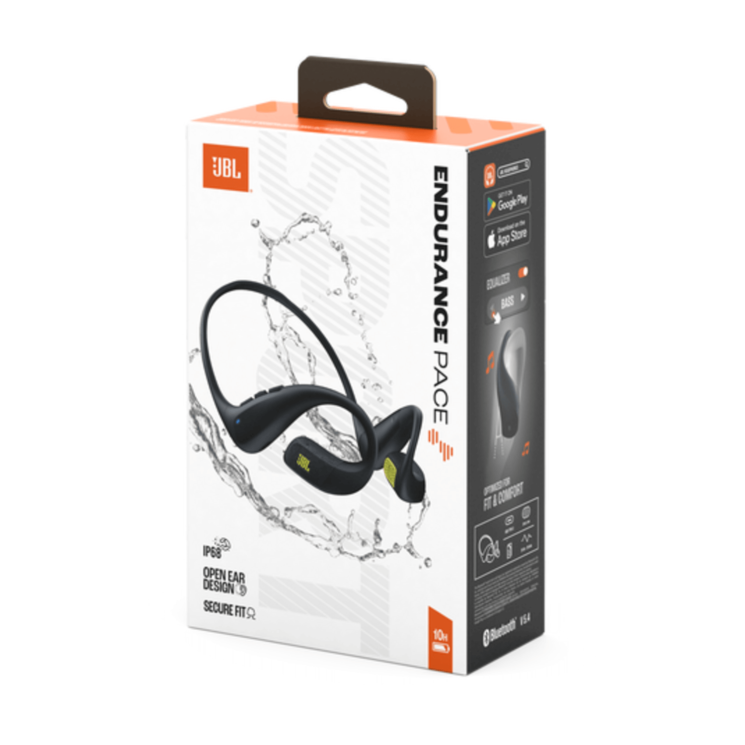 Audífonos JBL Endurance Pace Bluetooth Deportivos IP68 Negro