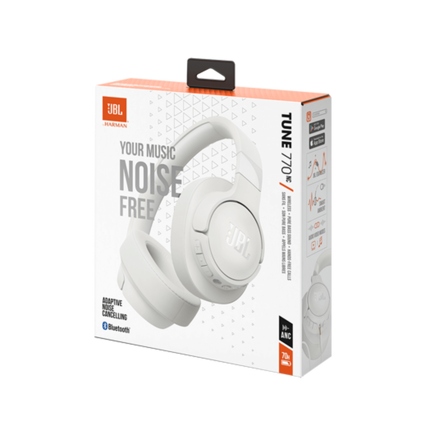 Audifonos JBL Tune 770 NC Noise Canceling Blanco