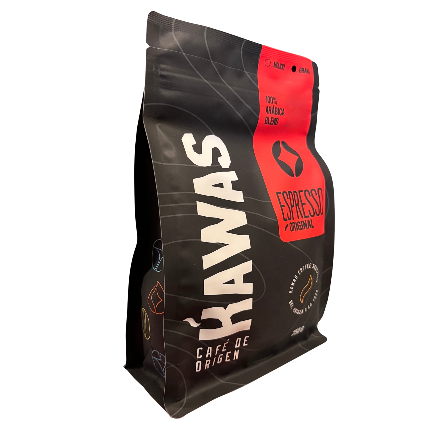 Cafe En Grano Kawas Espresso Arabica Original 250g