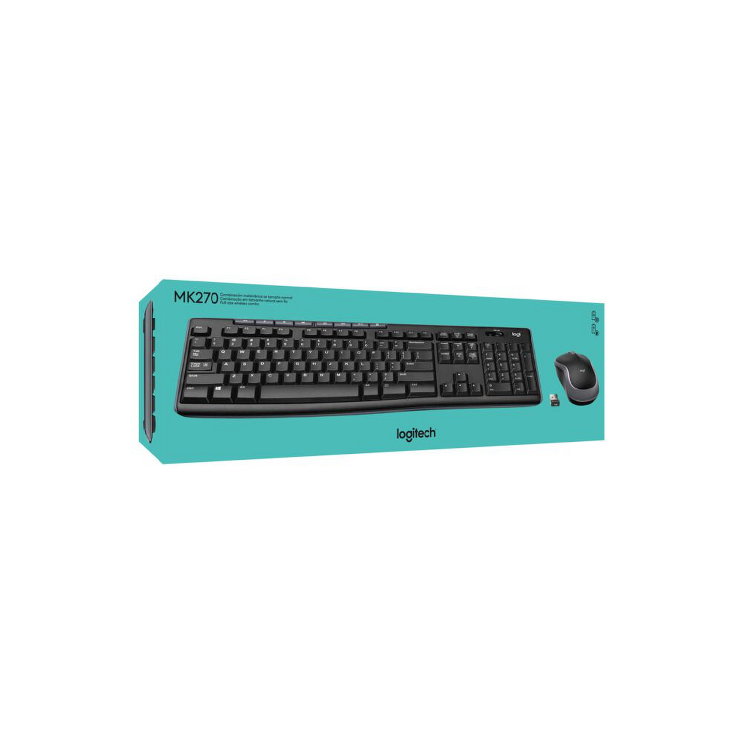 Kit Teclado y Mouse Logitech Inalambrico MK270 097855088857 by Logitech | New Horizons