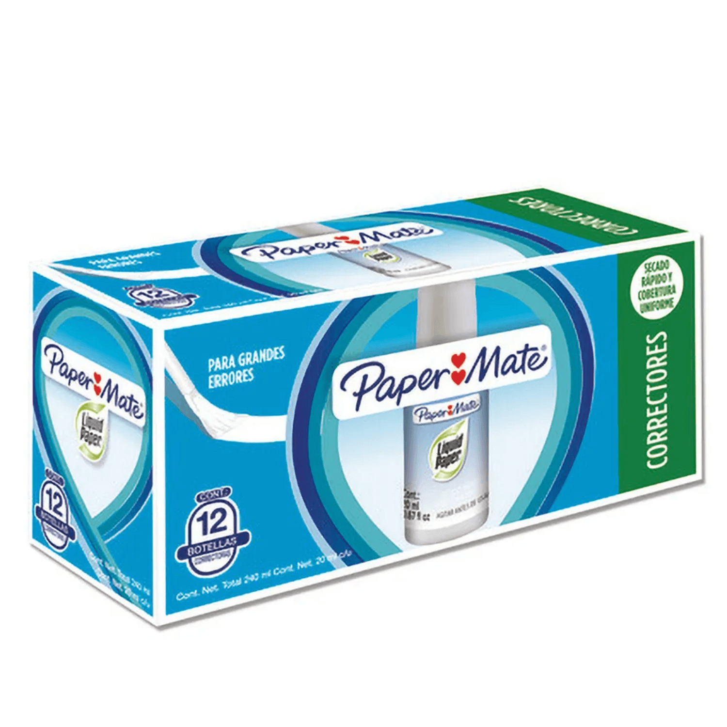 Liquid Paper Botella 20 ml Paper Mate Blanco Secado Rápido