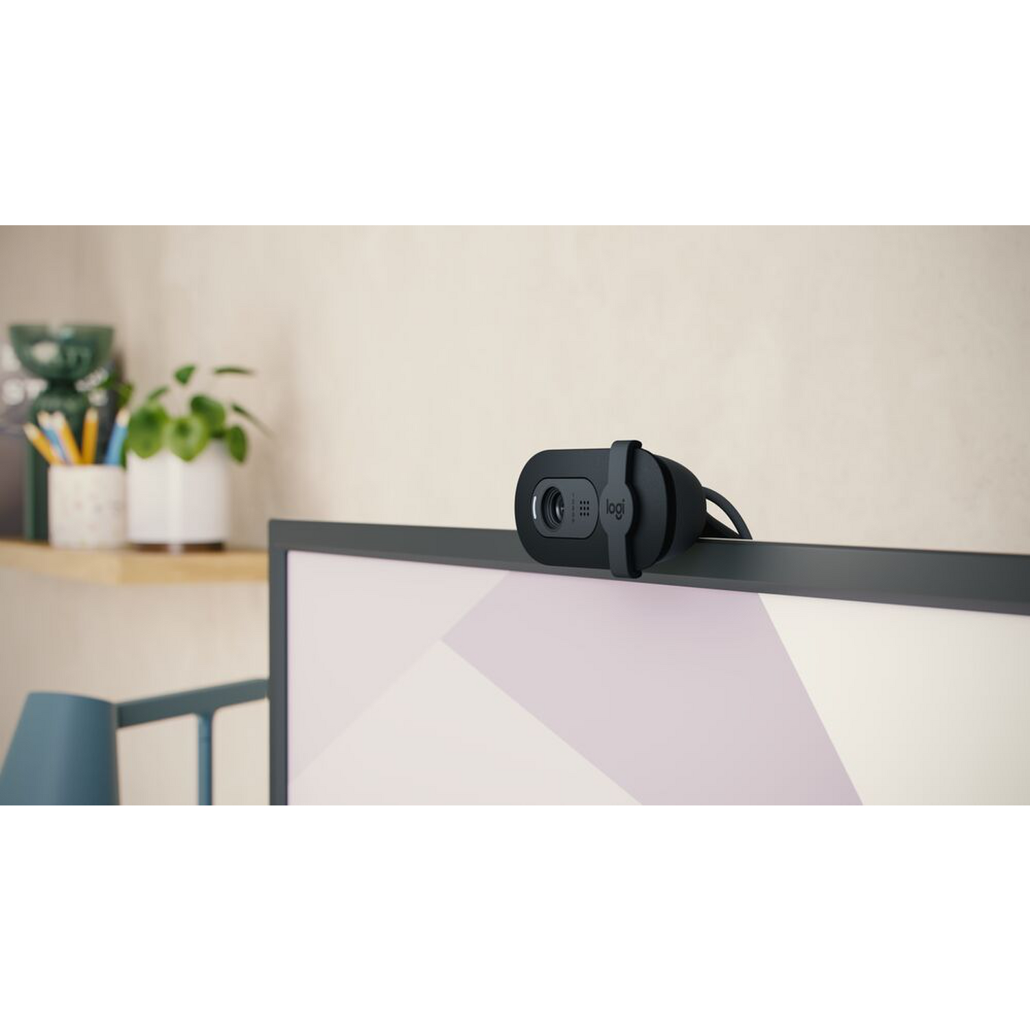 Webcam Logitech Brio 100 Negro USB 960-001586
