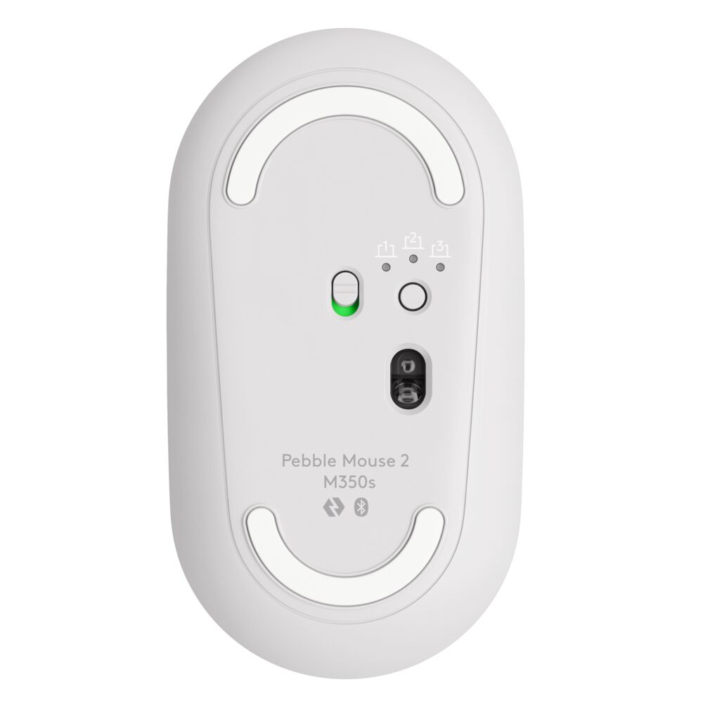 Mouse Logitech Pebble 2 Blanco M350S Logitech New Horizons Chile New Horizons NHT.cl