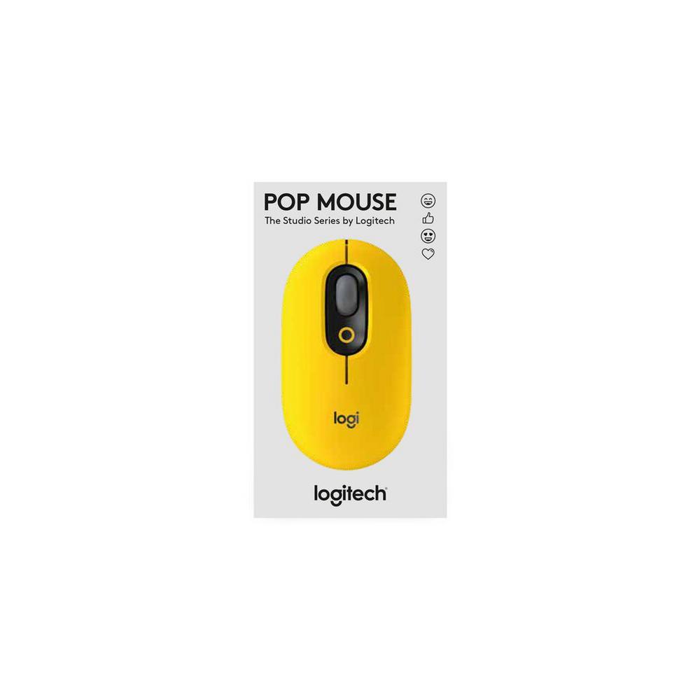 Mouse Inalambrico Logitech Pop Emoji Amarillo