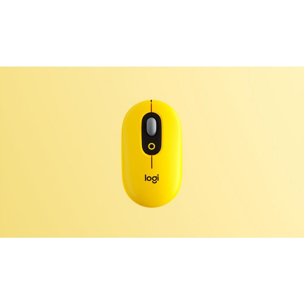 Mouse Inalambrico Logitech Pop Emoji Amarillo