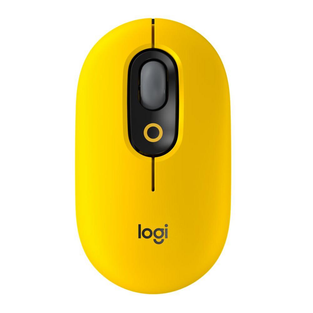 Mouse Inalambrico Logitech Pop Emoji Amarillo