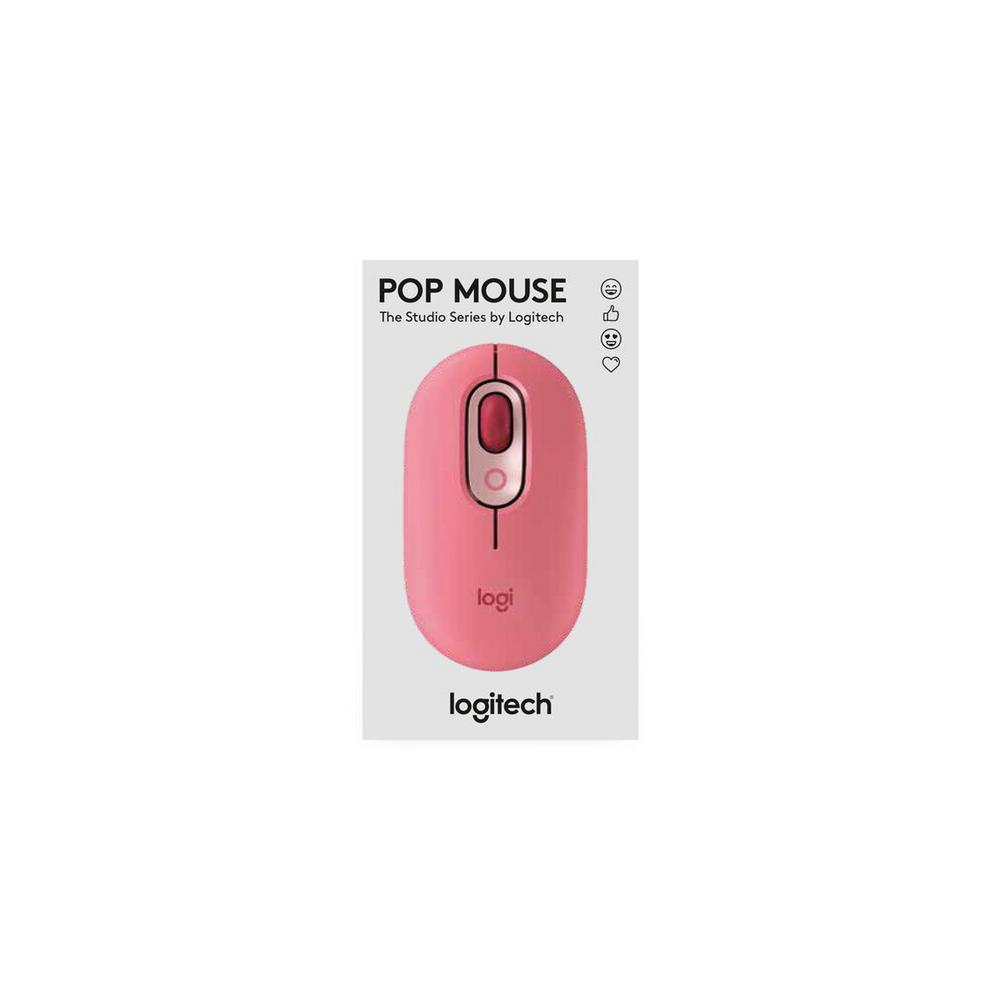 Mouse Inalambrico Logitech Pop Emoji Rojo
