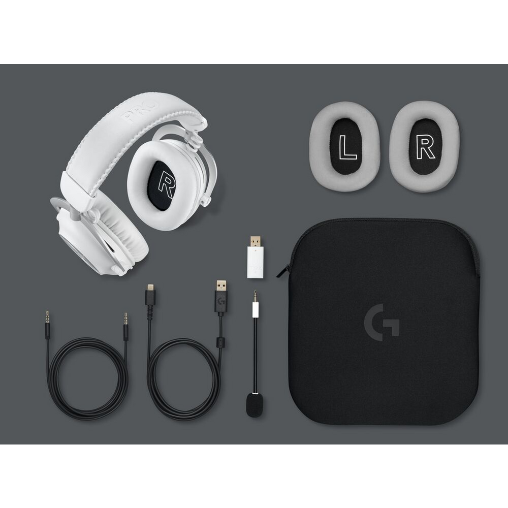 Audifono Gamer Logitech G Pro X Lightspeed 2 Blanco