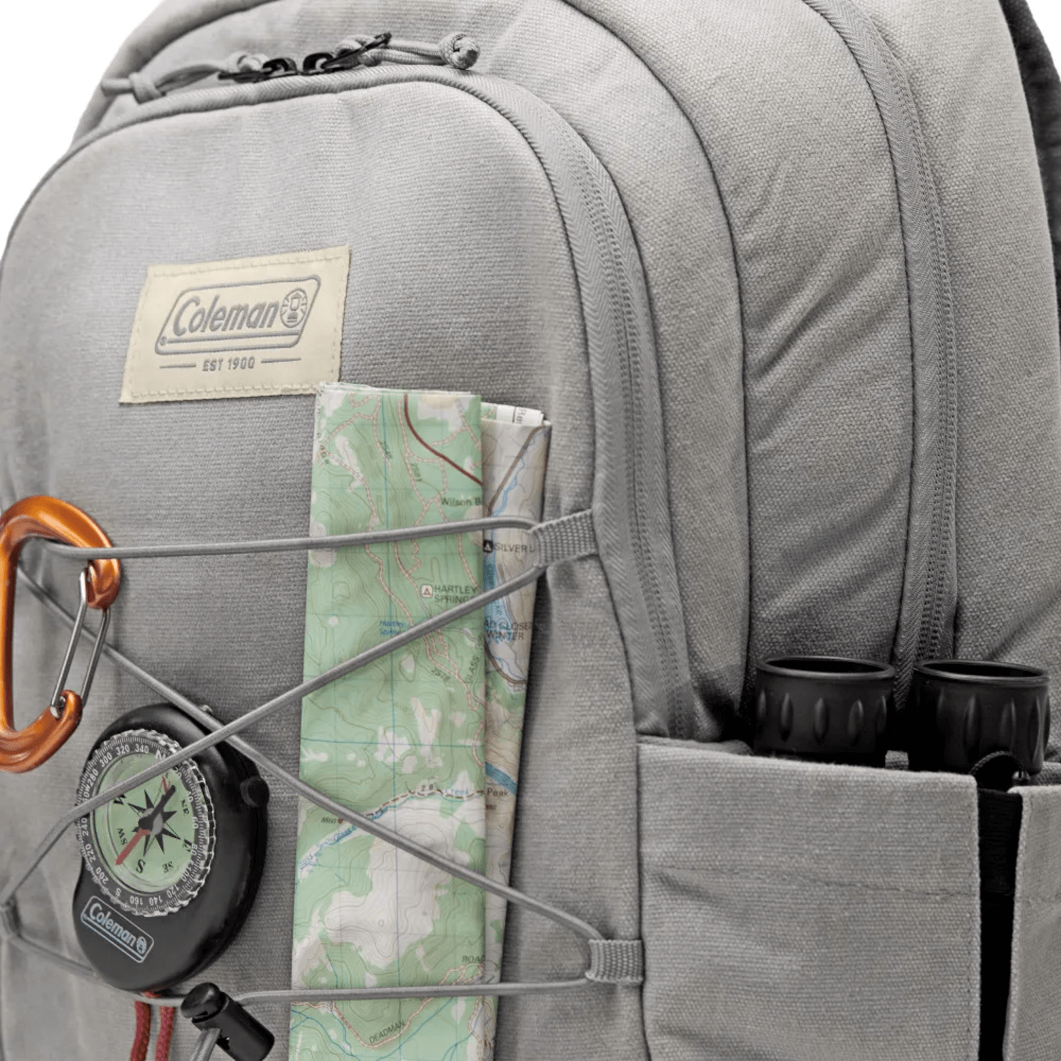 Cooler Coleman Mochila 30 Latas 24h Térmica Outdoor Gris