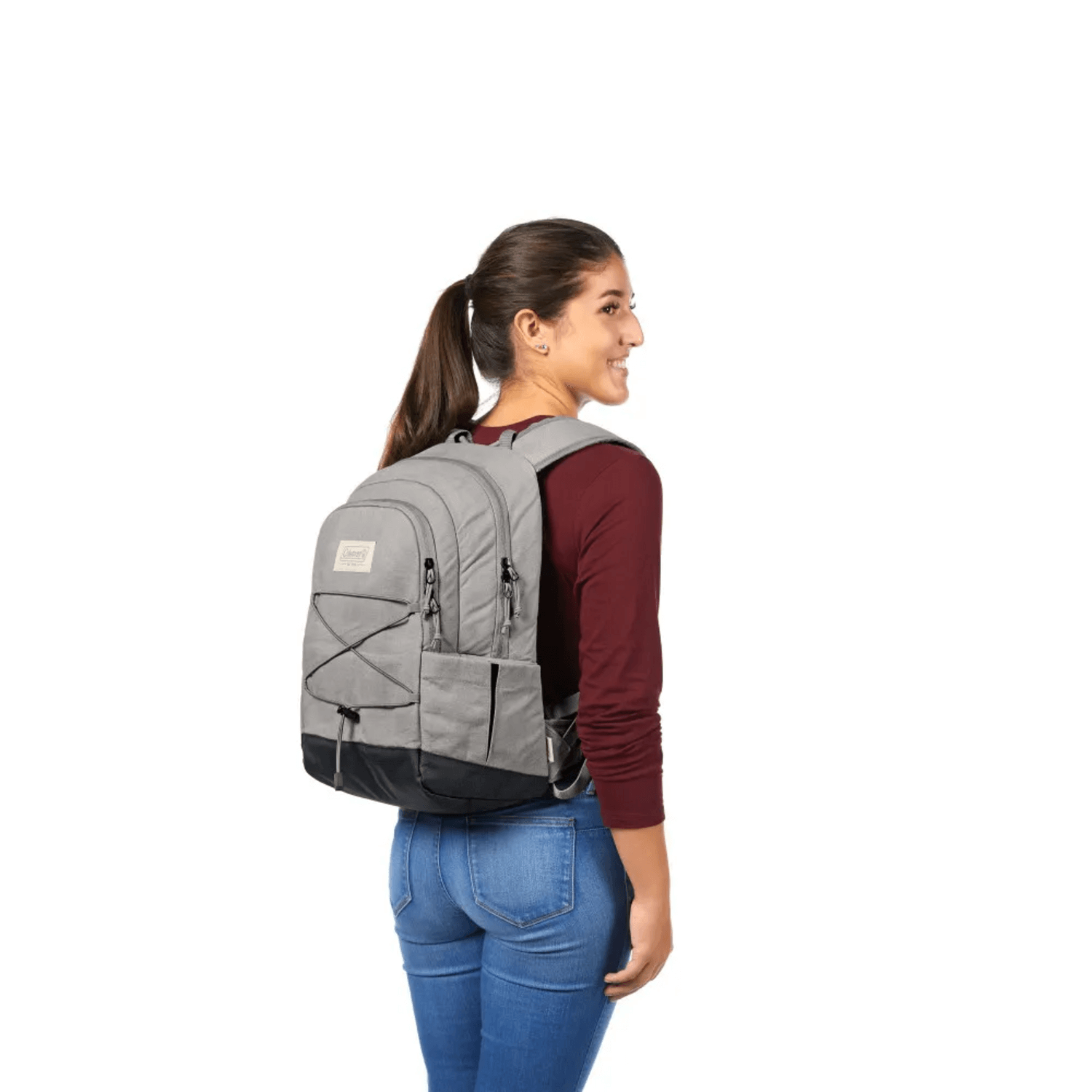 Cooler Coleman Mochila 30 Latas 24h Térmica Outdoor Gris