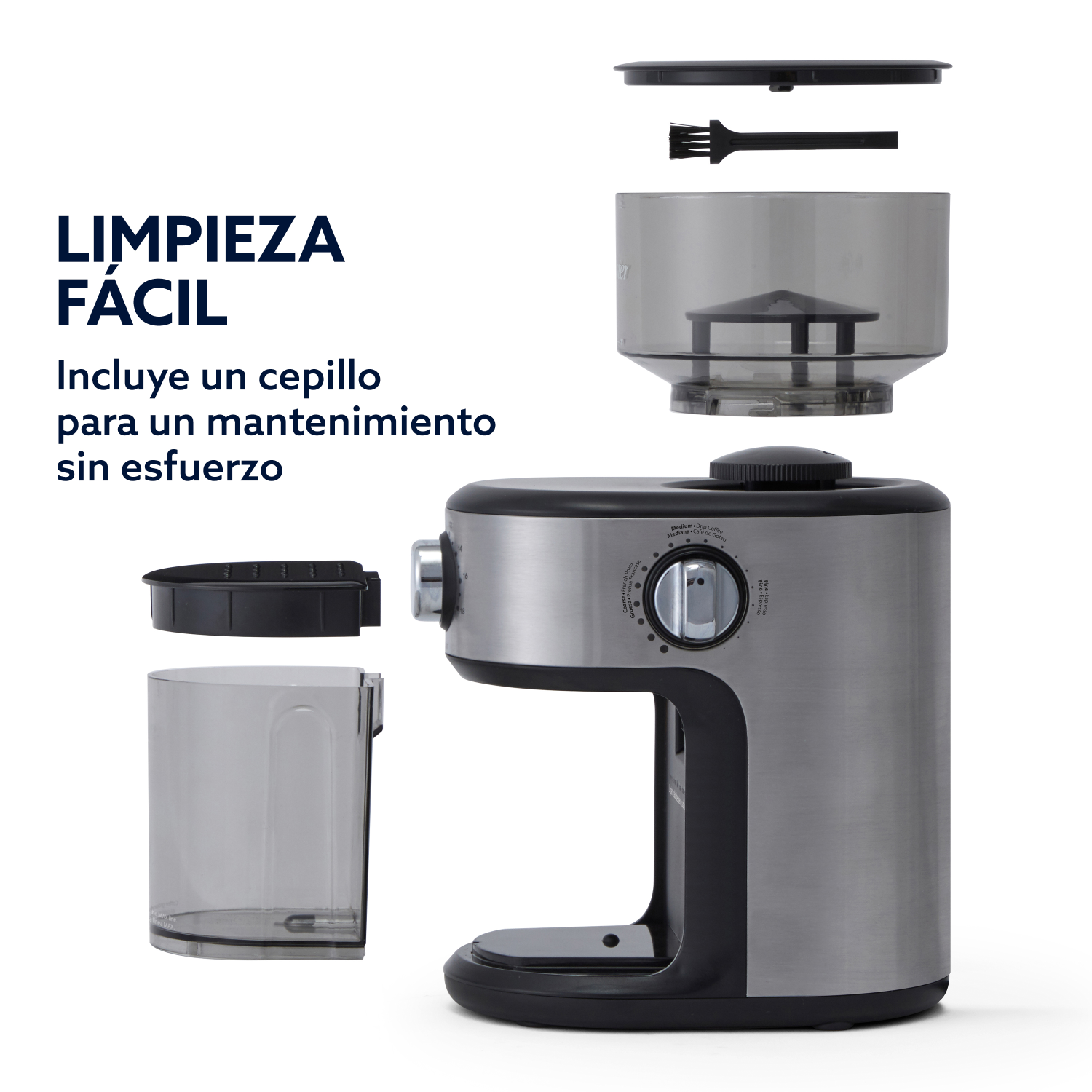 Molinillo de Café Oster Automático Muelas 18 Niveles 227g