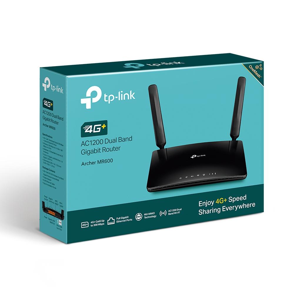 Router TP-Link 4G+ Archer MR600 Dual Band AC 1200