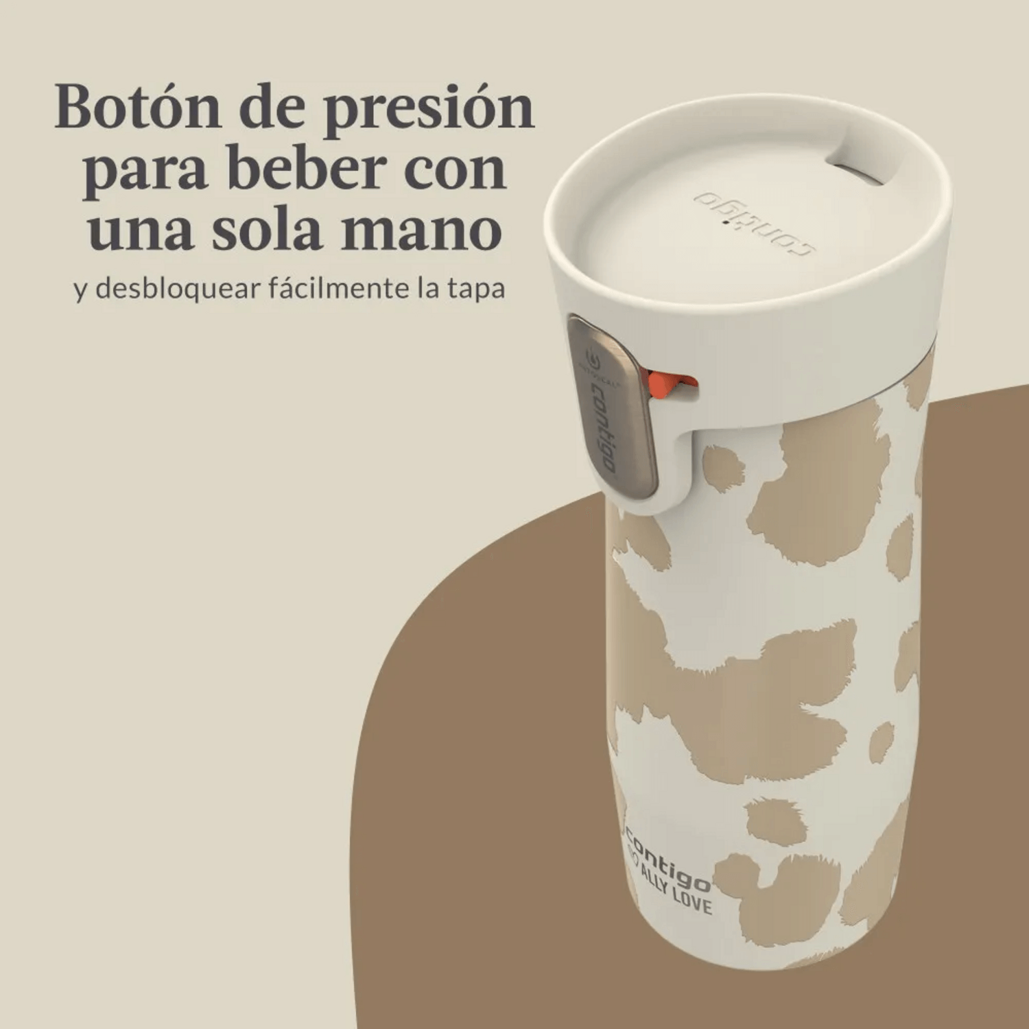 Vaso Mug Térmico Contigo West Loop 3.0 Ally Love 473 ml Bl